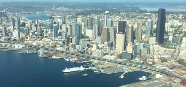 Amazing aerial views of Seattle
